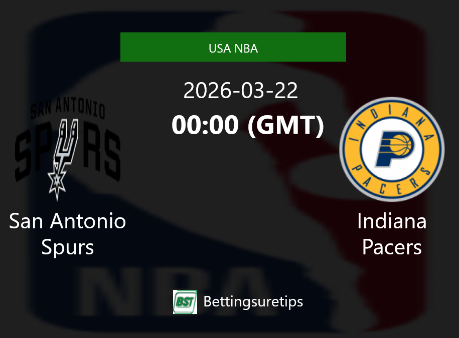 San Antonio Spurs vs Indiana Pacers Prediction and Pick - USA NBA