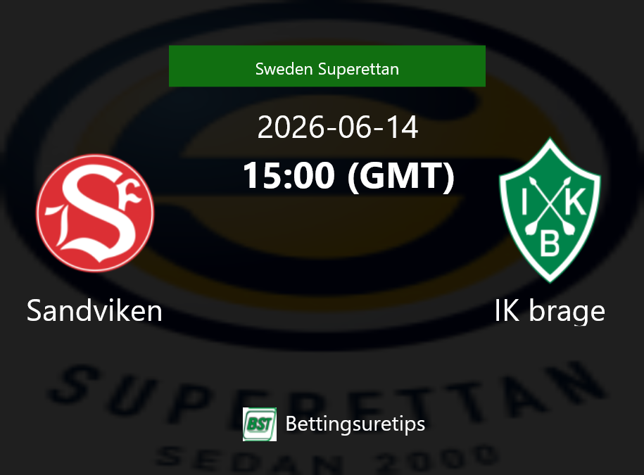 Sandviken vs IK brage Prediction Betting Tips & Correct Score