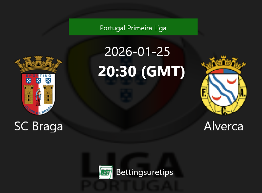 SC Braga vs Alverca Prediction Betting Tips & Correct Score