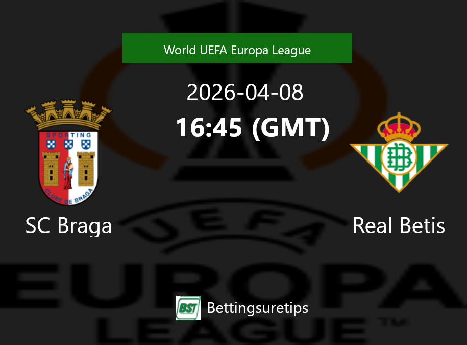 SC Braga vs Real Betis Prediction Betting Tips & Correct Score