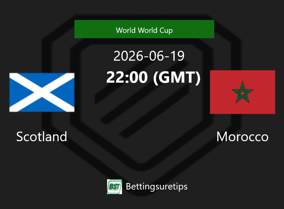 Scotland vs Morocco Prediction Betting Tips & Correct Score