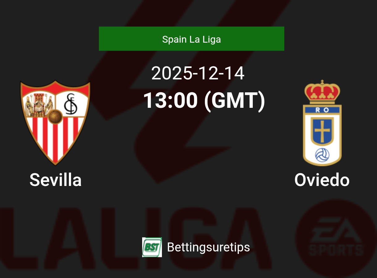 Sevilla vs Oviedo Prediction Betting Tips & Correct Score