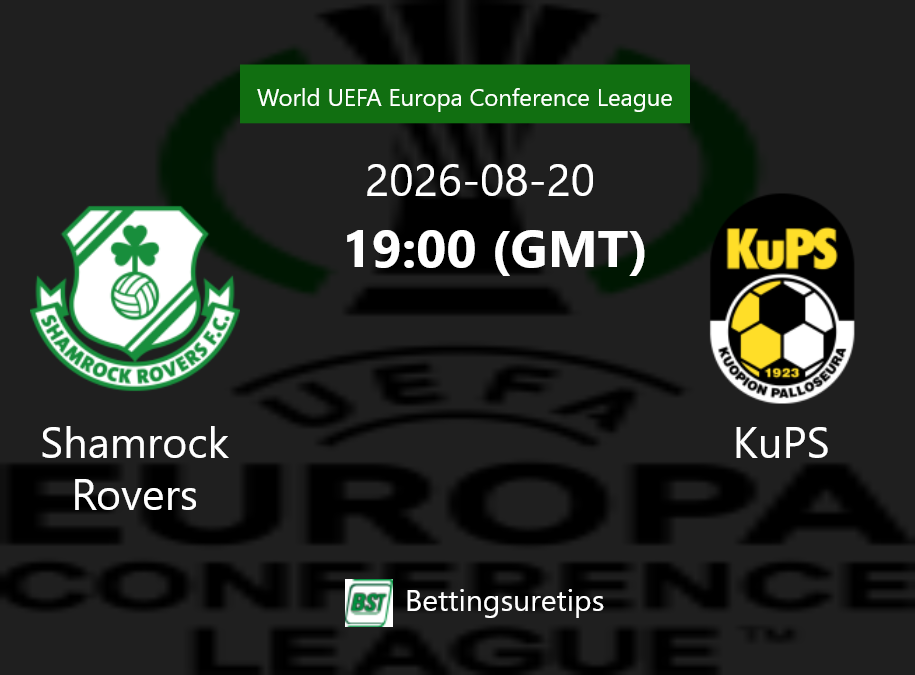 Shamrock Rovers vs KuPS Prediction Betting Tips & Correct Score