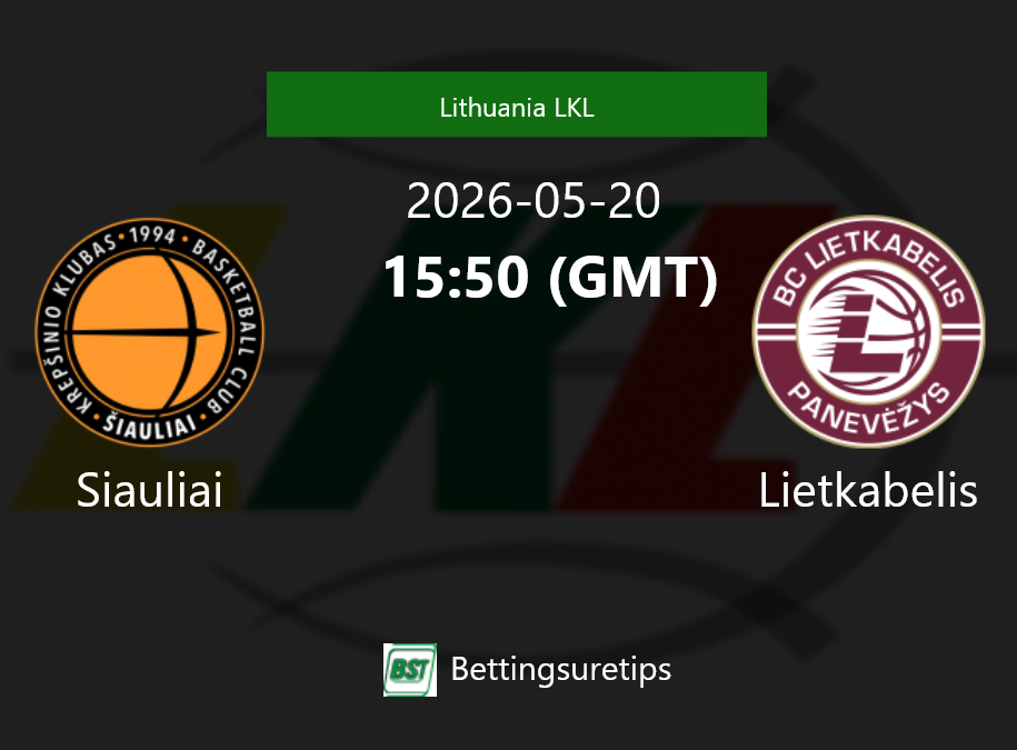 Siauliai vs Lietkabelis Prediction and Pick - Lithuania LKL Siauliai vs Lietkabelis Prediction and Pick - Lithuania LKL