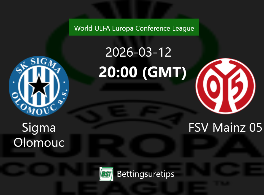 Sigma Olomouc vs FSV Mainz 05 Prediction Betting Tips & Correct Score