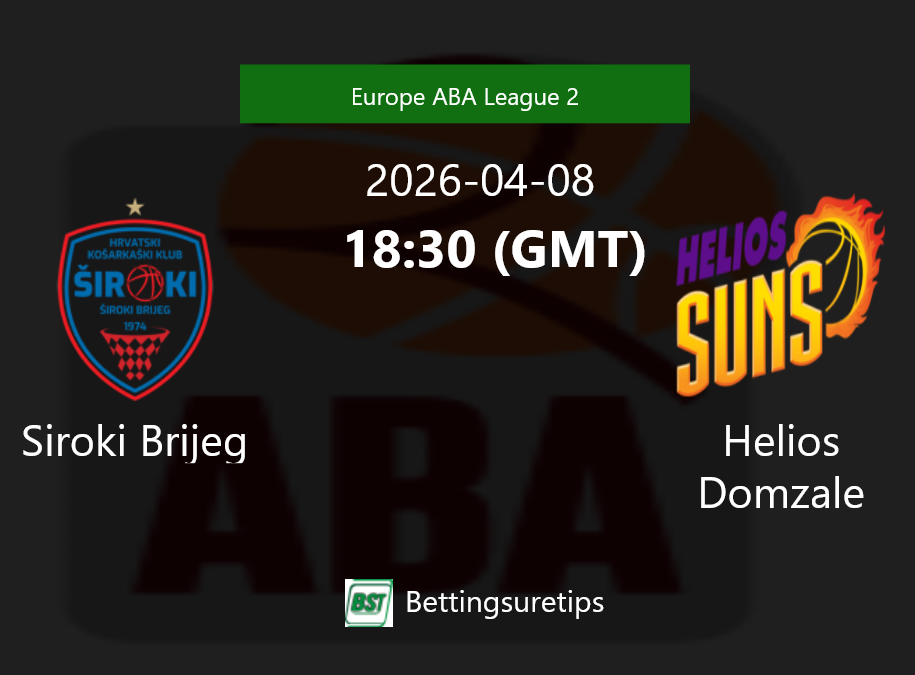 Siroki Brijeg vs Helios Domzale Prediction and Pick - Europe ABA League 2