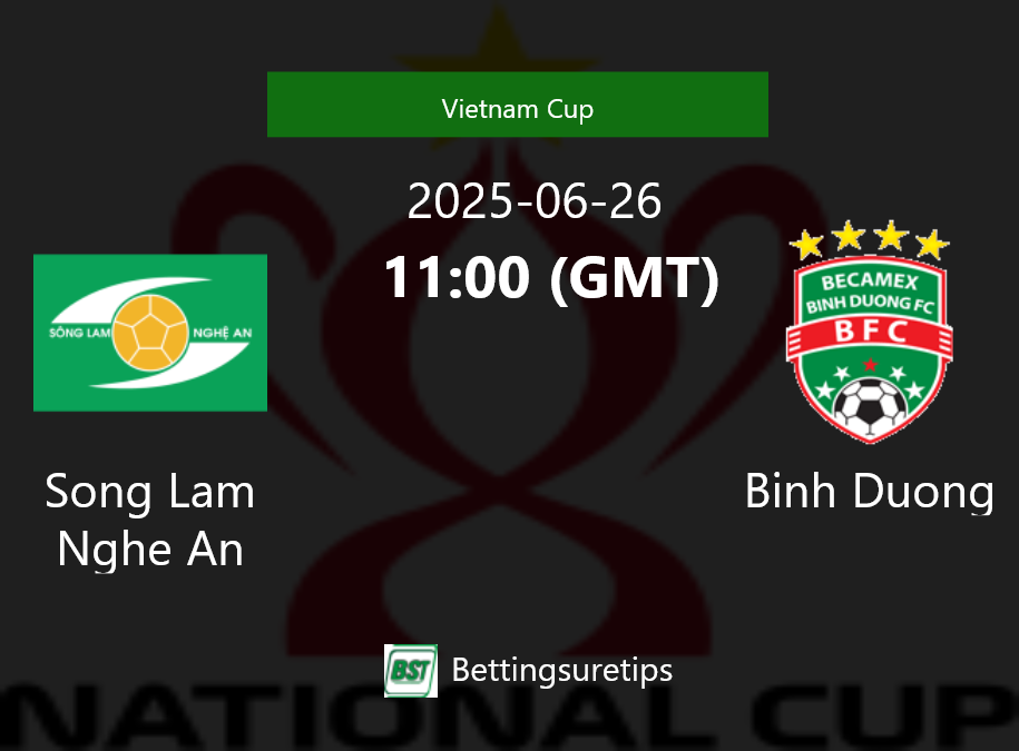 Song Lam Nghe An vs Binh Duong Prediction Betting Tips & Correct Score