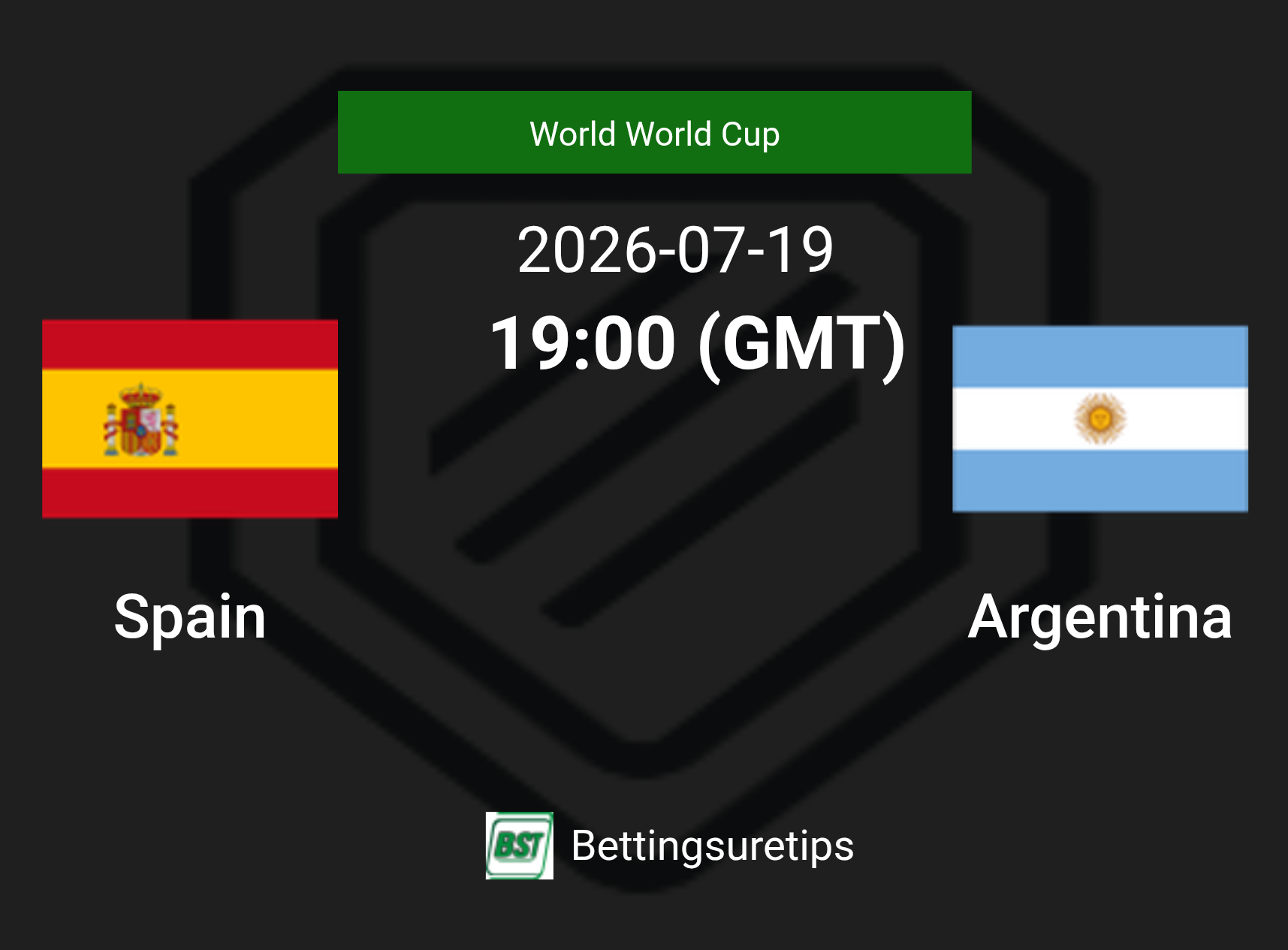 Spain vs Argentina Prediction Betting Tips & Correct Score