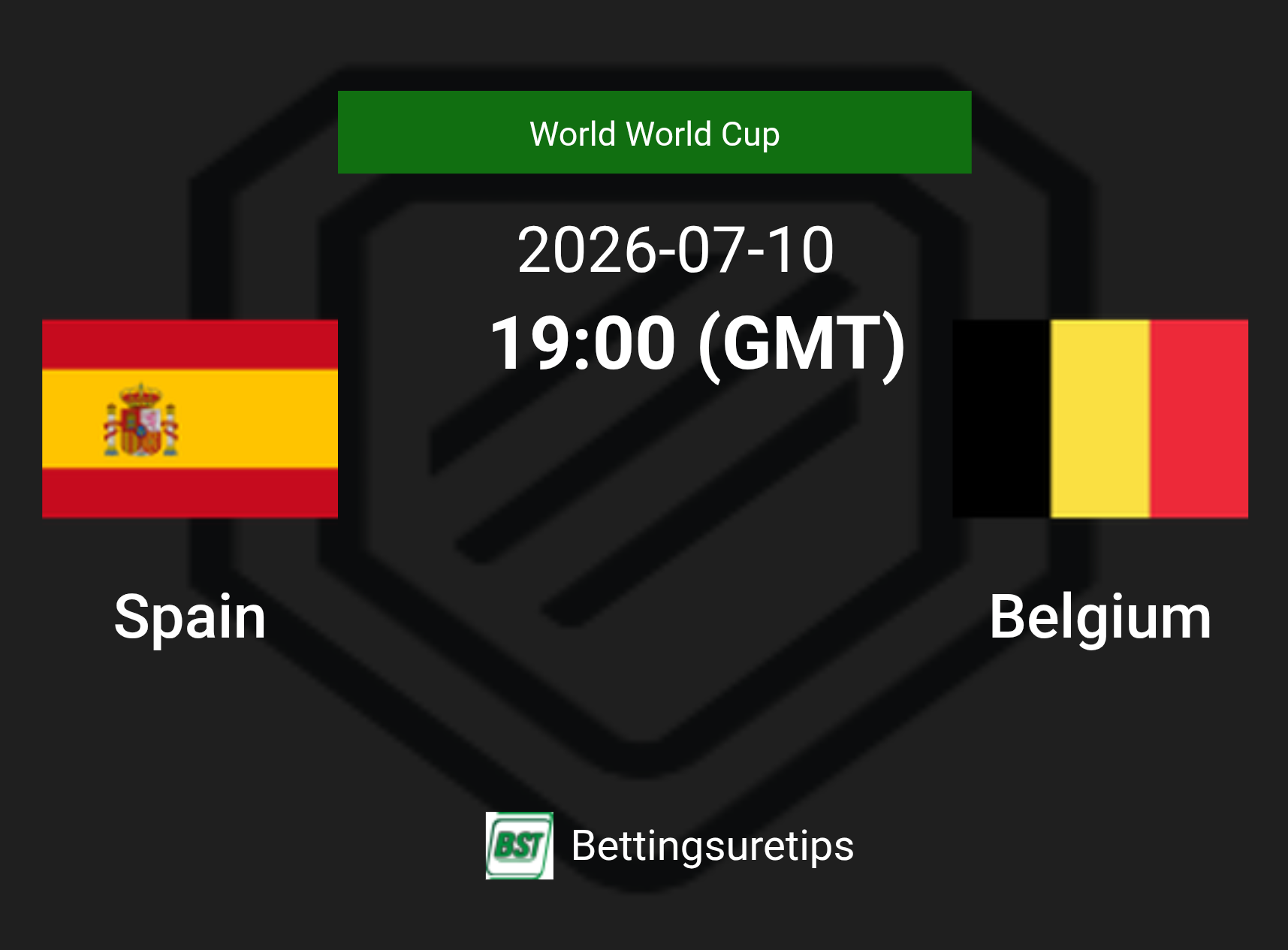 Spain vs Belgium Prediction Betting Tips & Correct Score