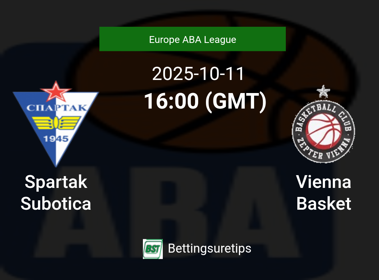 Spartak Subotica vs Vienna Basket Prediction and Pick - Europe ABA League