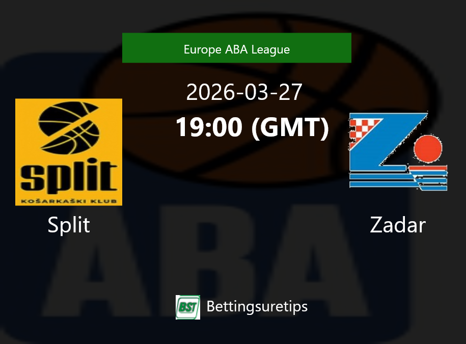 Split vs Zadar Prediction and Pick - Europe ABA League