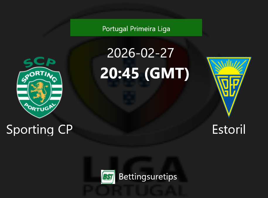 Sporting CP vs Estoril Prediction Betting Tips & Correct Score