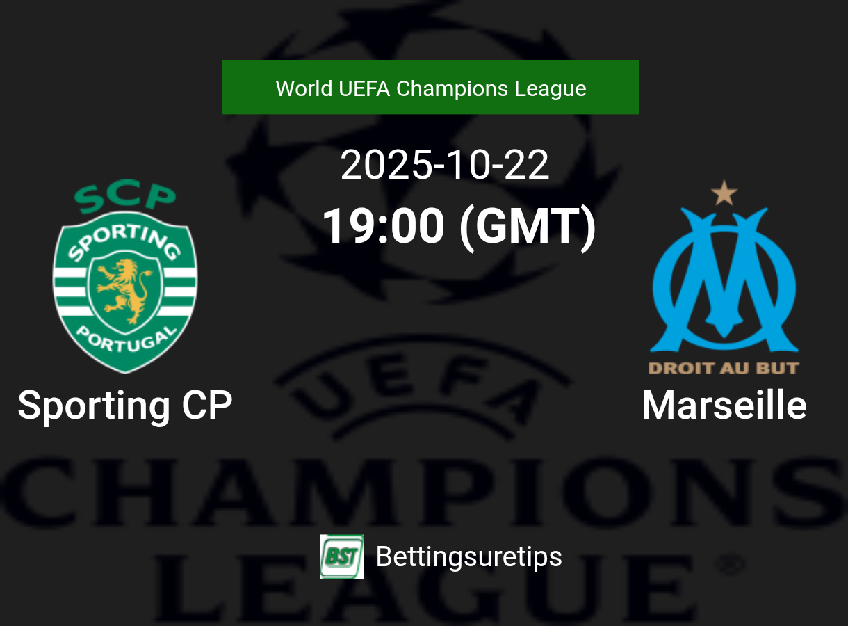 Sporting CP vs Marseille Prediction Betting Tips & Correct Score