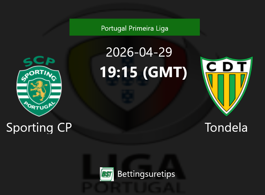 Sporting CP vs Tondela Prediction Betting Tips & Correct Score