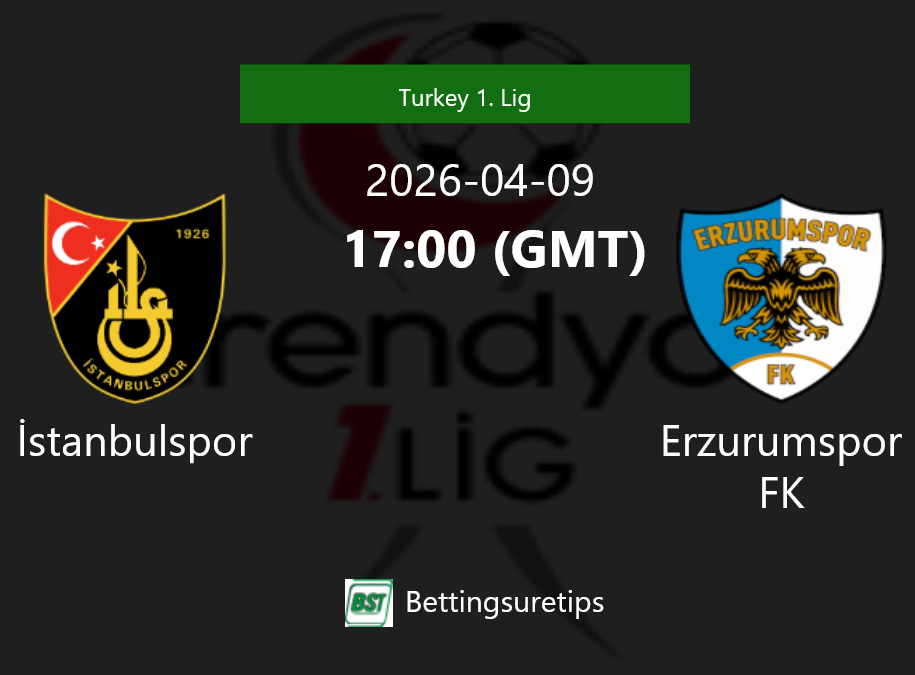 ?stanbulspor vs Erzurumspor FK Prediction Betting Tips & Correct Score