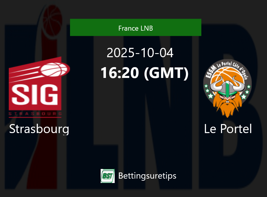 Strasbourg vs Le Portel Prediction and Pick - France LNB