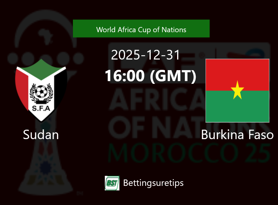 Sudan vs Burkina Faso Prediction Betting Tips & Correct Score