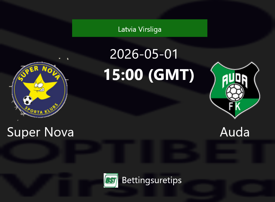 Super Nova vs Auda Prediction Betting Tips & Correct Score