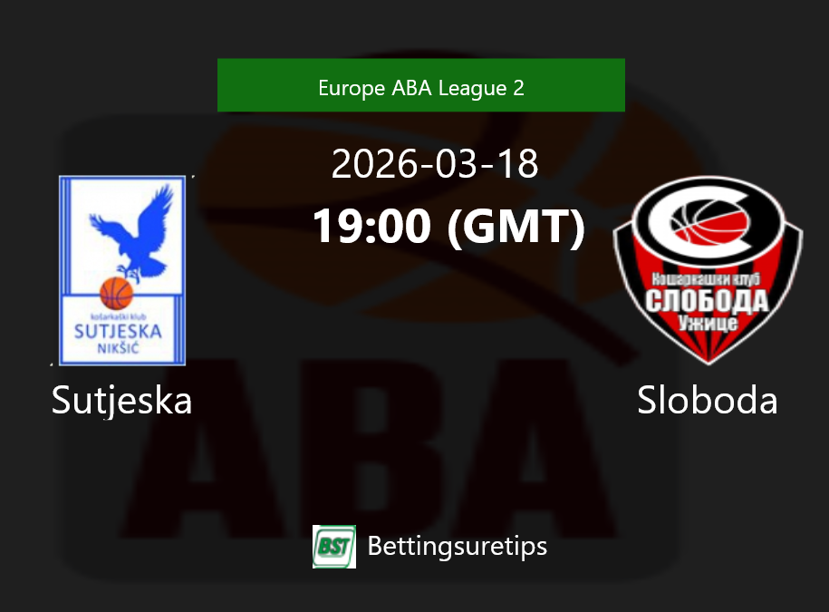 Sutjeska vs Sloboda Prediction and Pick - Europe ABA League 2