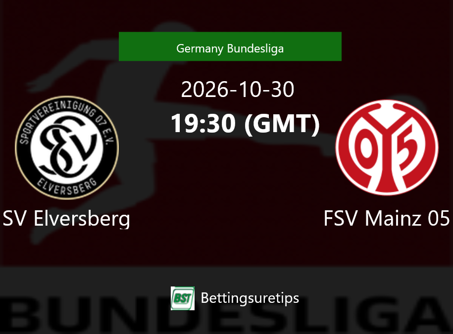SV Elversberg vs FSV Mainz 05 Prediction Betting Tips & Correct Score