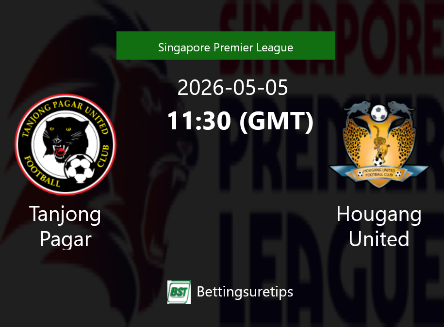 Tanjong Pagar vs Hougang United Prediction Betting Tips & Correct Score