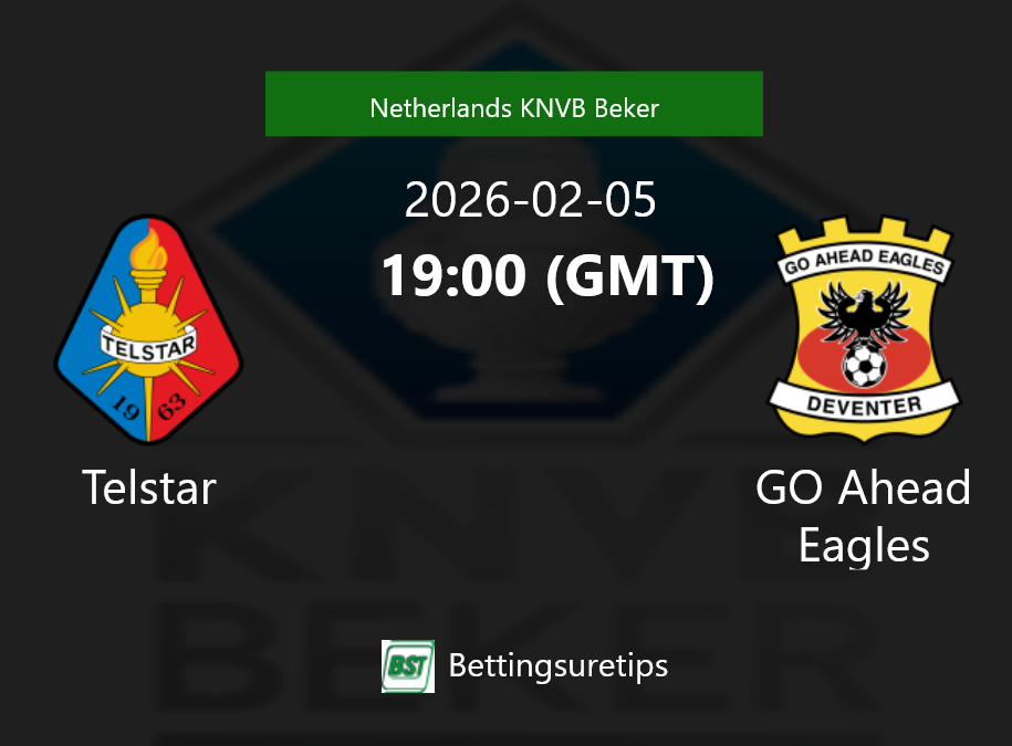 Telstar vs GO Ahead Eagles Prediction Betting Tips & Correct Score