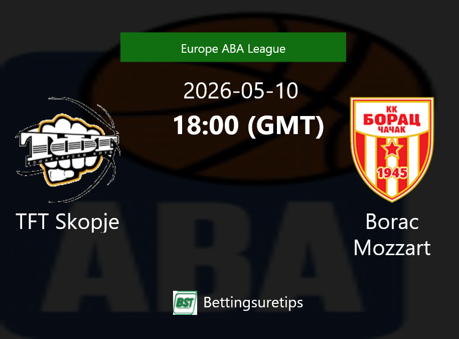 TFT Skopje vs Borac Mozzart Prediction and Pick - Europe ABA League