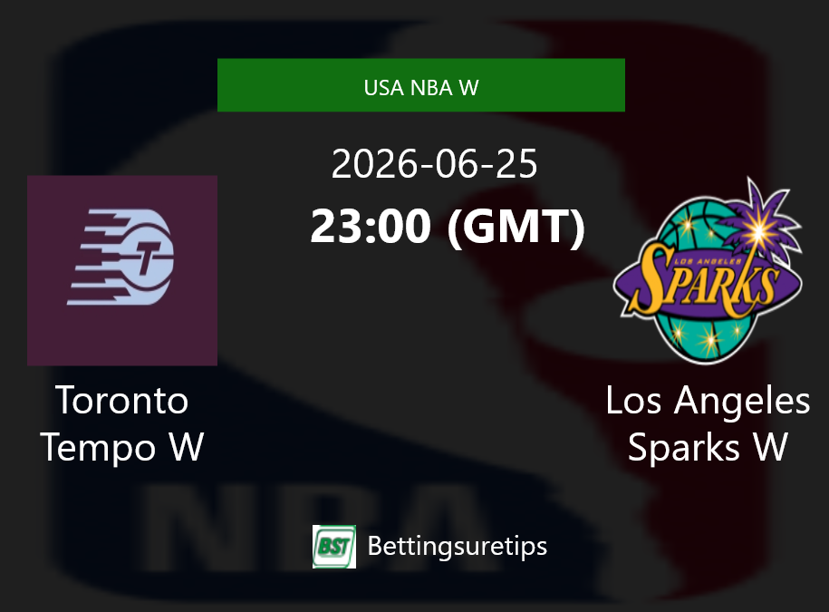 Toronto Tempo W vs Los Angeles Sparks W Prediction and Pick - USA NBA W