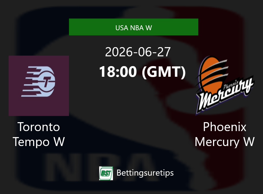 Toronto Tempo W vs Phoenix Mercury W Prediction and Pick - USA NBA W