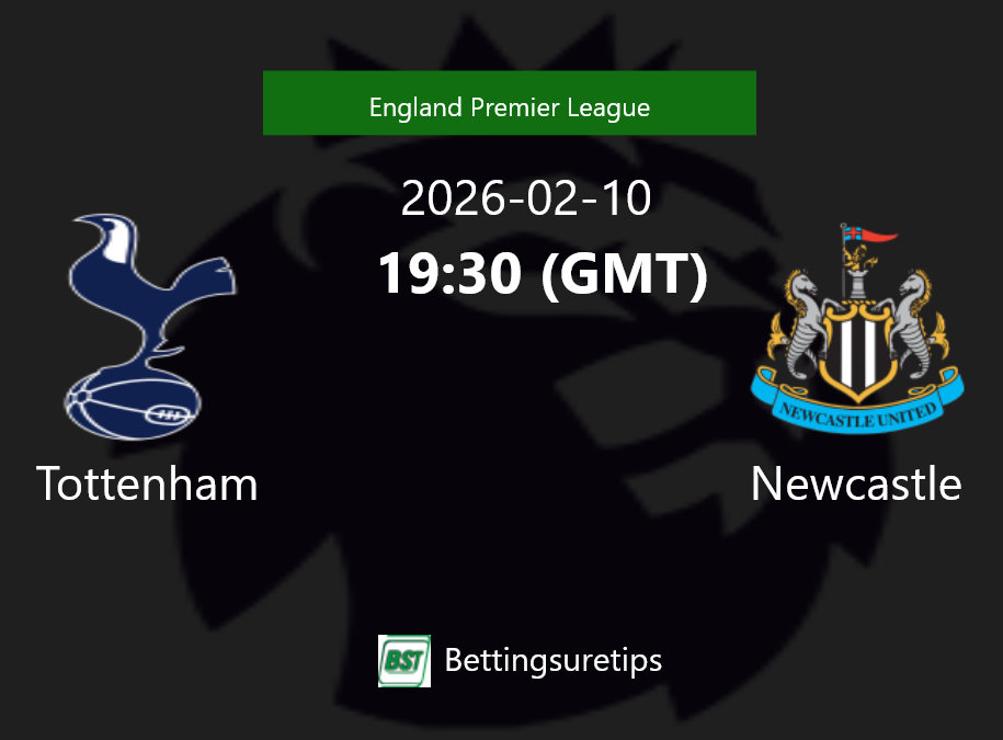 Tottenham vs Newcastle Prediction Betting Tips & Correct Score