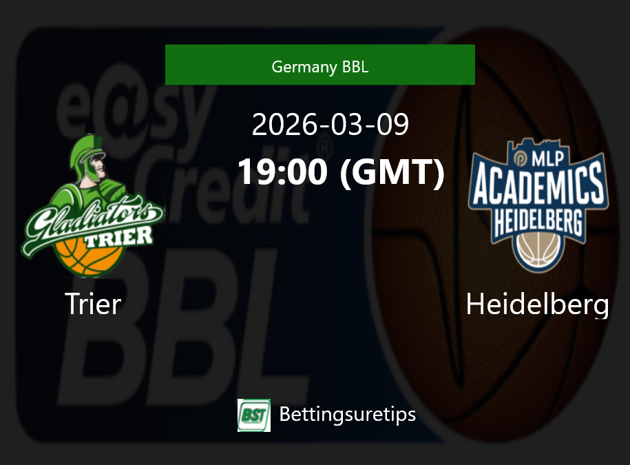 Trier vs Heidelberg Prediction and Pick - Germany BBL Trier vs Heidelberg Prediction and Pick - Germany BBL