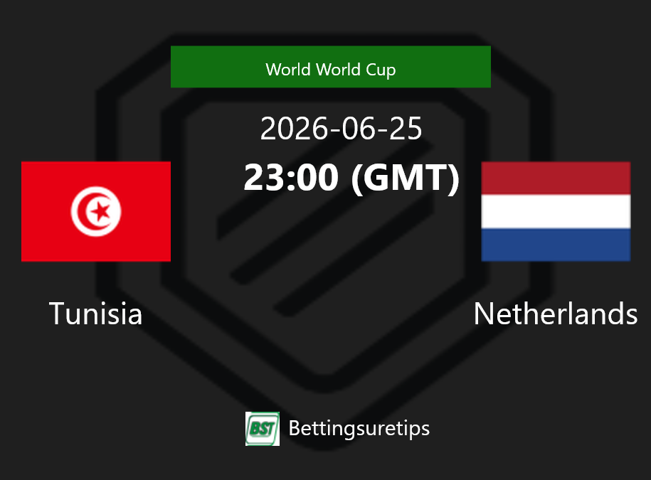 Tunisia vs Netherlands Prediction Betting Tips & Correct Score