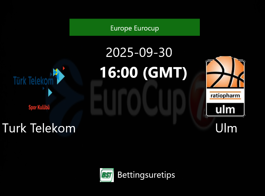 Turk Telekom vs Ulm Prediction and Pick - Europe Eurocup