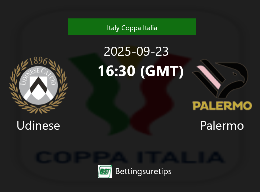 Udinese vs Palermo Prediction Betting Tips & Correct Score