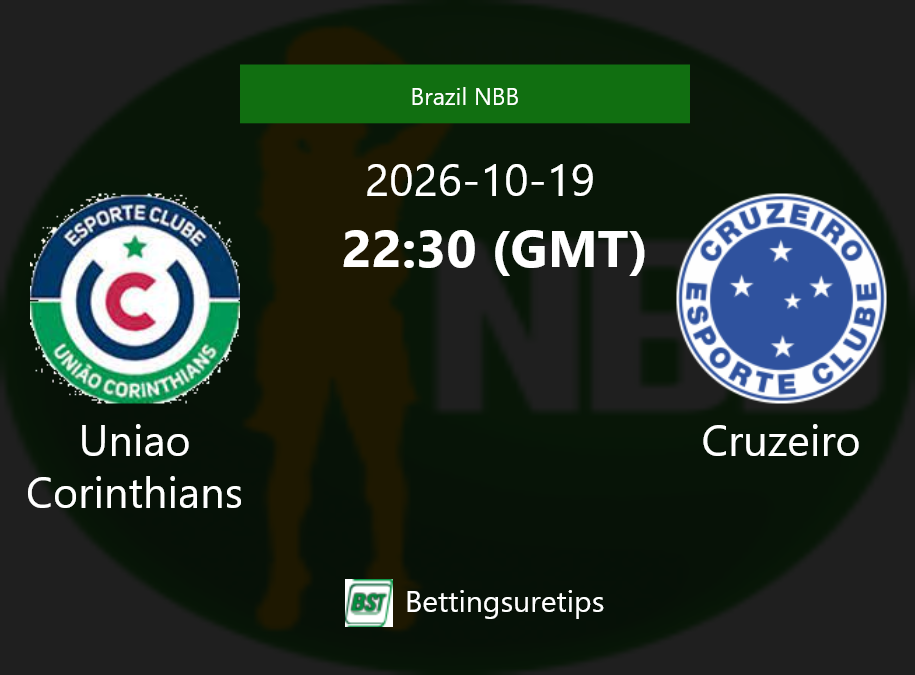 Uniao Corinthians vs Cruzeiro Prediction and Pick - Brazil NBB