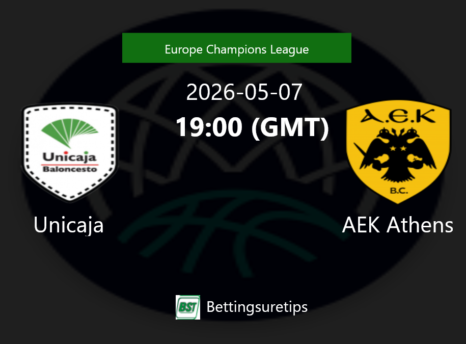 Unicaja vs AEK Athens Prediction and Pick - Europe Champions League
