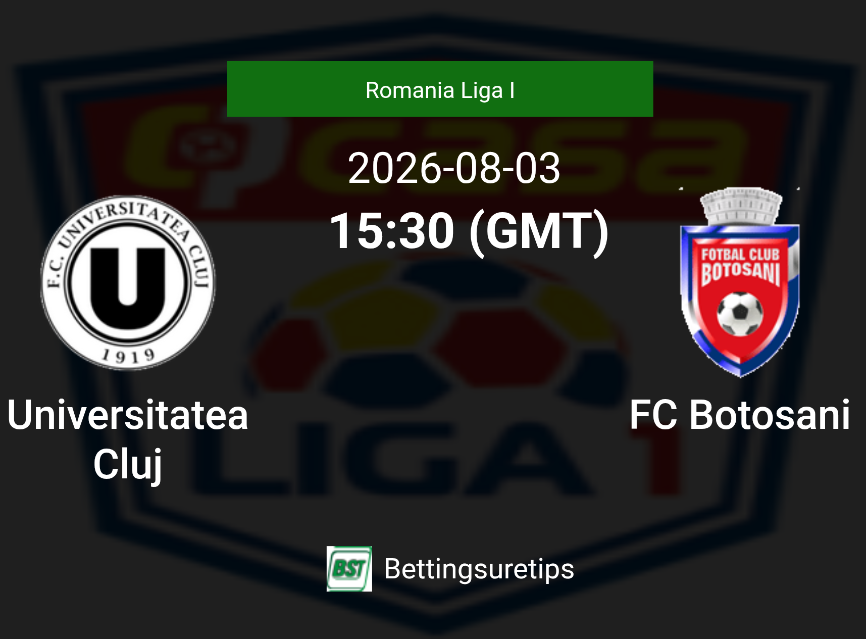 Universitatea Cluj vs FC Botosani Prediction Betting Tips & Correct Score