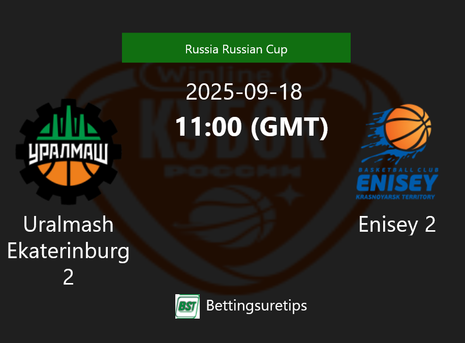 Uralmash Ekaterinburg 2 vs Enisey 2 Prediction and Pick - Russia Russian Cup