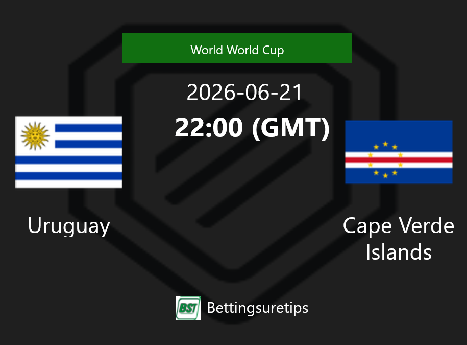 Uruguay vs Cape Verde Islands Prediction Betting Tips & Correct Score