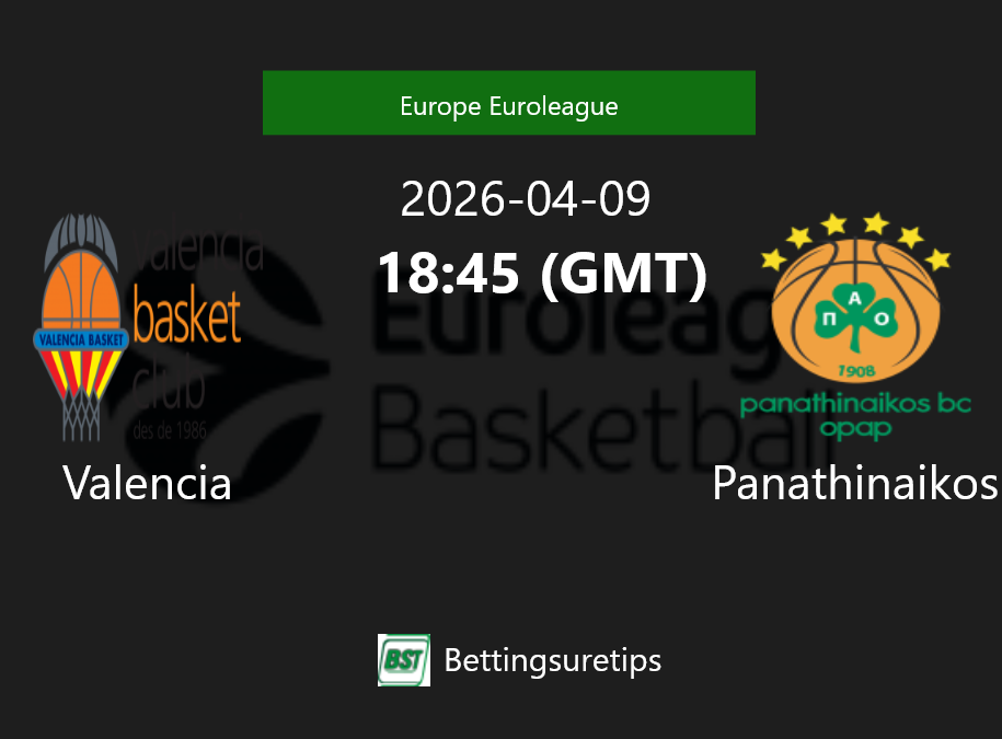 Valencia vs Panathinaikos Prediction and Pick - Europe Euroleague
