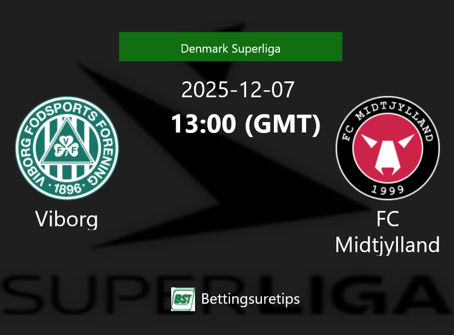 Viborg vs FC Midtjylland Prediction Betting Tips & Correct Score