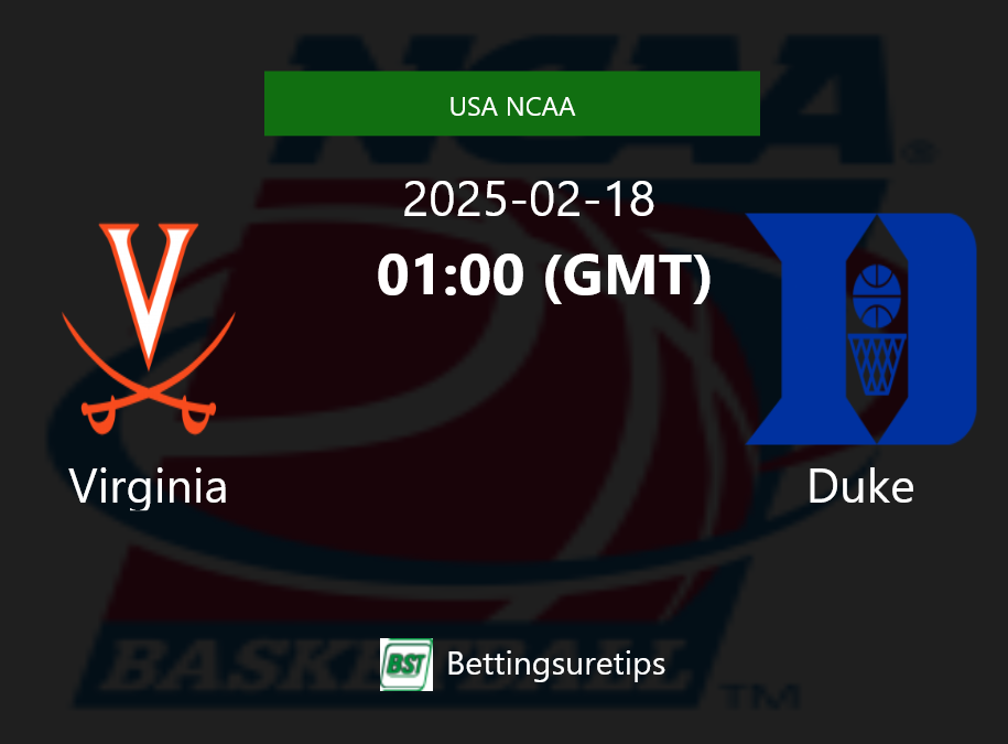 Virginia vs Duke Prediction and Pick USA NCAA