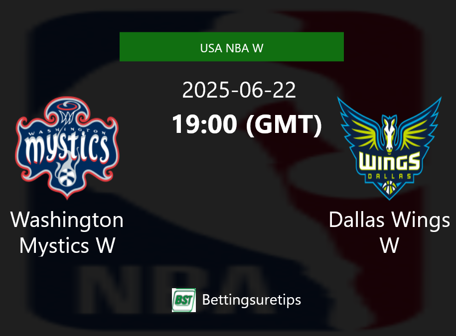 Washington Mystics W vs Dallas Wings W Prediction and Pick - USA NBA W