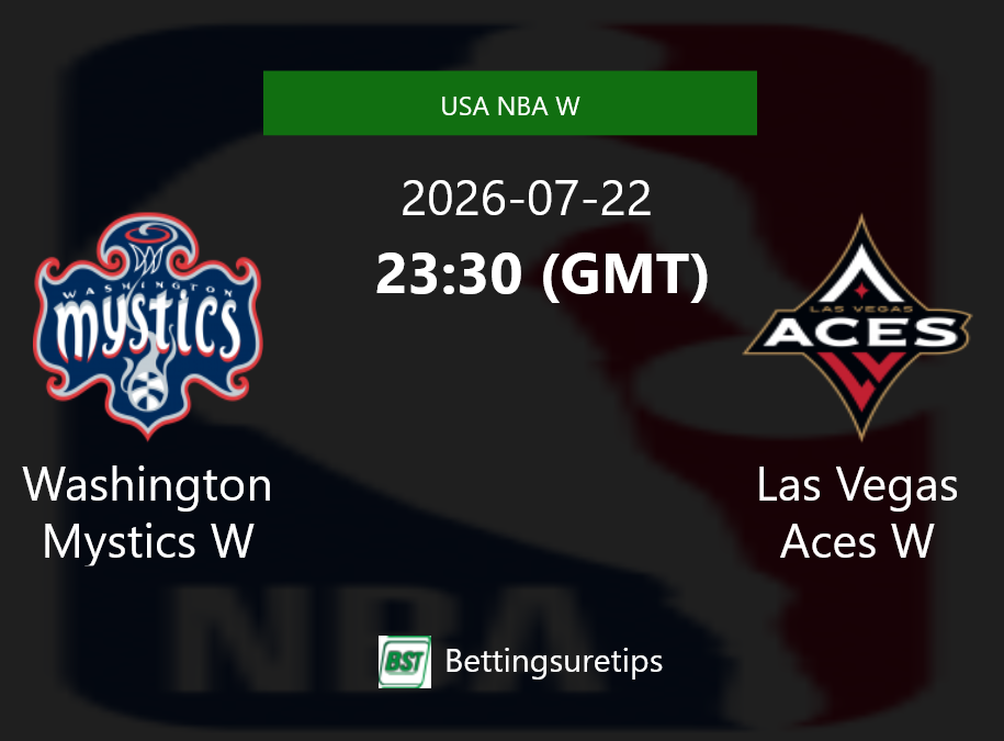 Washington Mystics W vs Las Vegas Aces W Prediction and Pick - USA NBA W