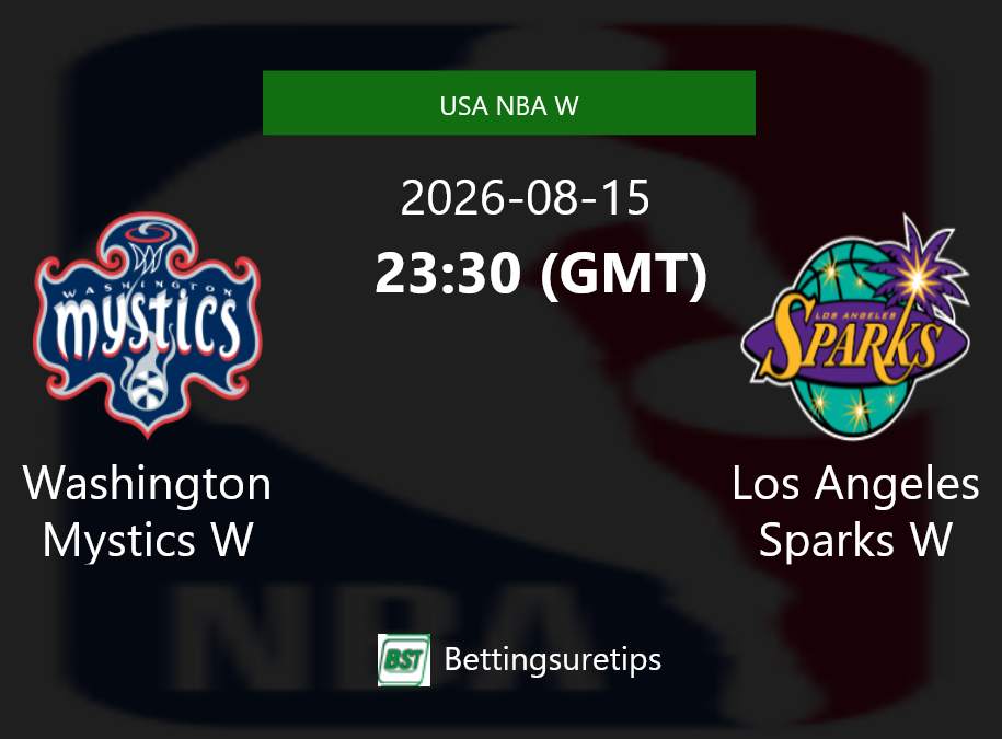 Washington Mystics W vs Los Angeles Sparks W Prediction and Pick - USA NBA W
