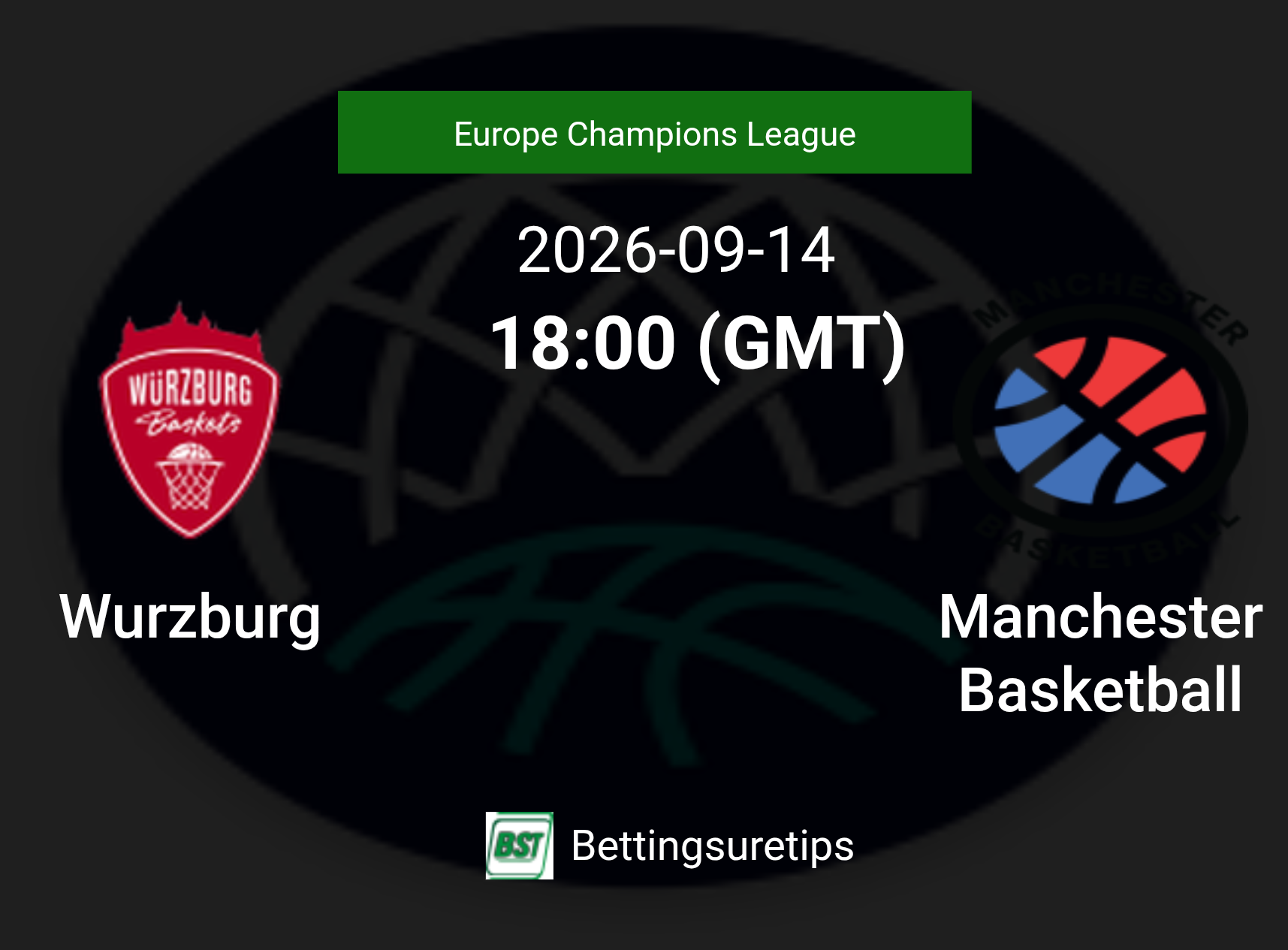 Wurzburg vs Manchester Basketball Prediction and Pick - Europe Champions League