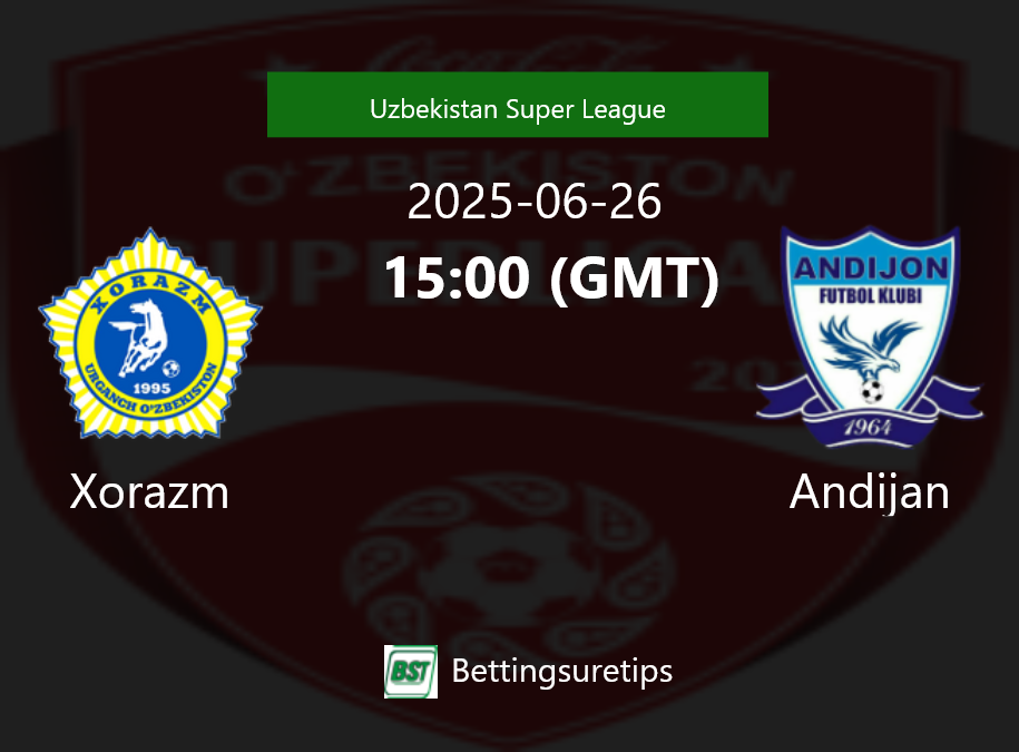 Xorazm vs Andijan Prediction Betting Tips & Correct Score