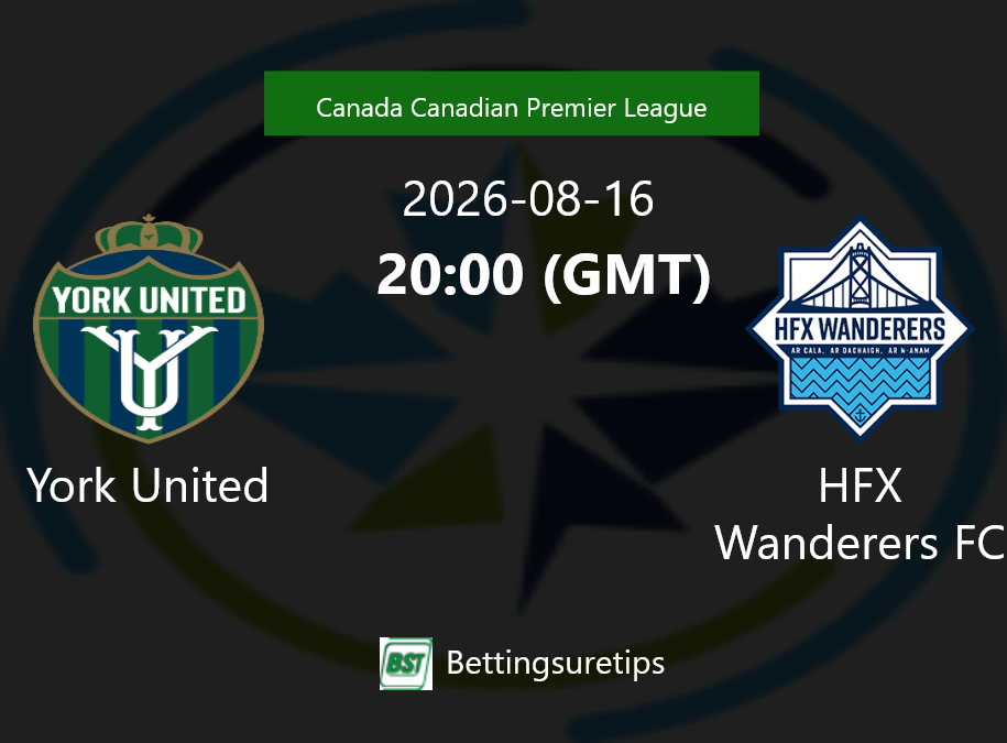 York United vs HFX Wanderers FC Prediction Betting Tips & Correct Score