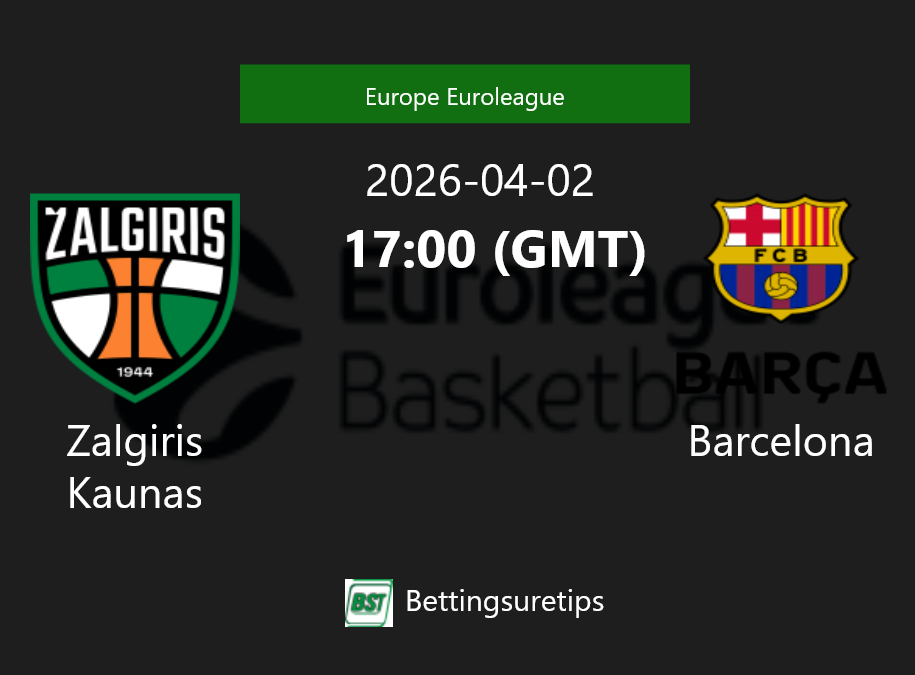 Zalgiris Kaunas vs Barcelona Prediction and Pick - Europe Euroleague