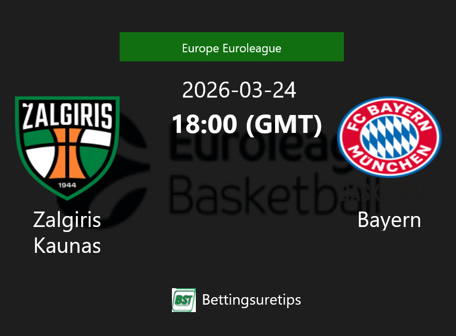 Zalgiris Kaunas vs Bayern Prediction and Pick - Europe Euroleague